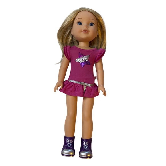 American Girl Wellie Wisher Camille Doll Puppy Beanbag - Picture 5 of 6